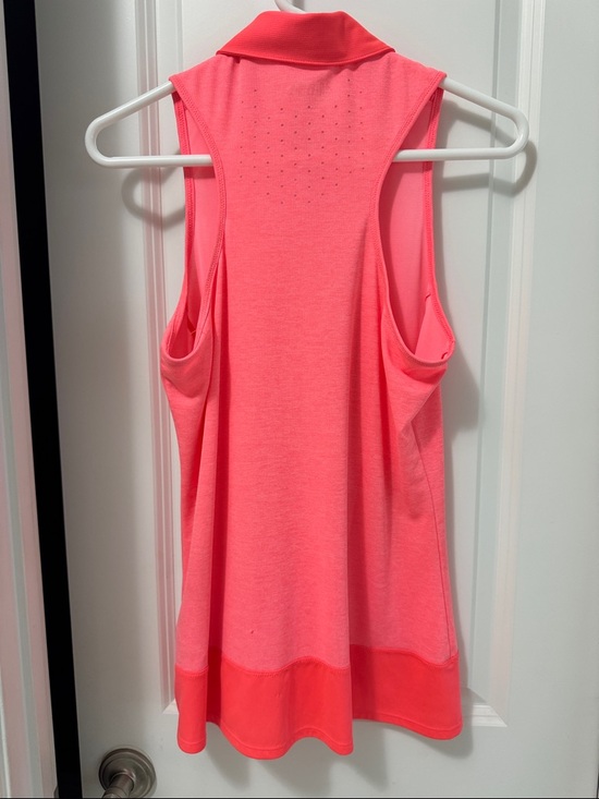 adidas Coral Pink Climacool Sleeveless Tennis Tank - Picture 2 of 2